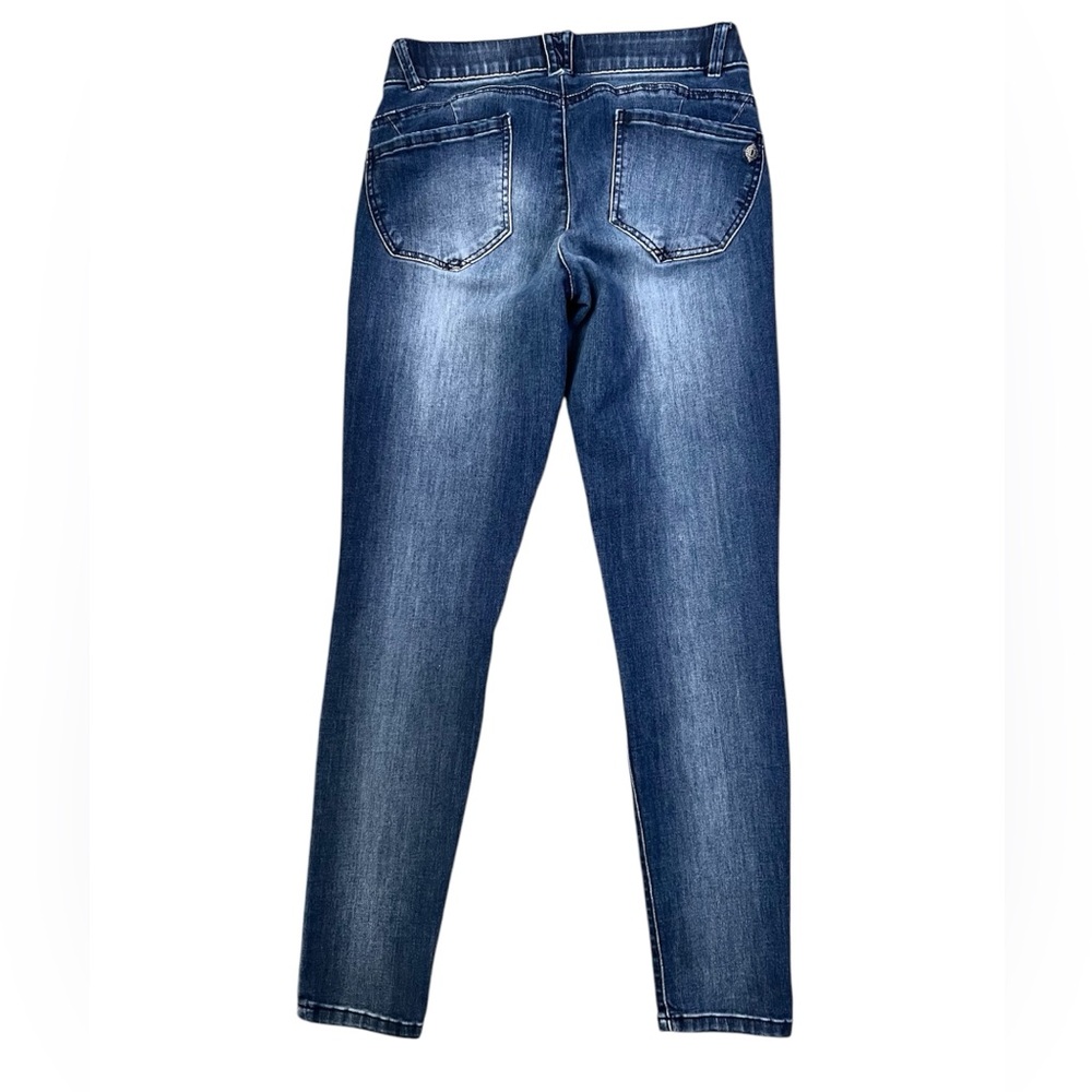 Democracy Ab Solution Distressed Smoothing Skinny Jeans
